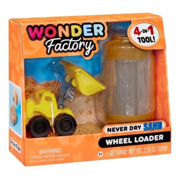 Wonder Factory Never Dry Sand - Brown + Loader